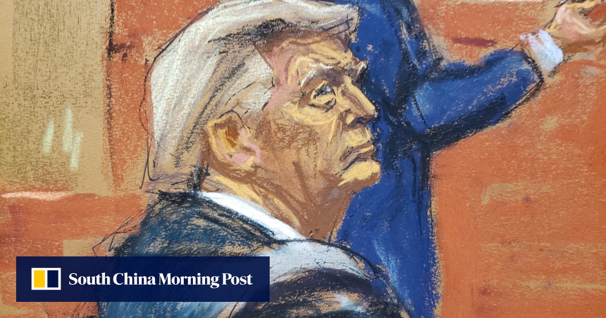 Donald Trump to court sketch artist: ‘I gotta lose some weight’