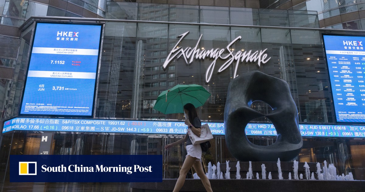 Hong Kong stocks fall toward 14-month low as China deflation puts earnings at risk, turns market into value trap
