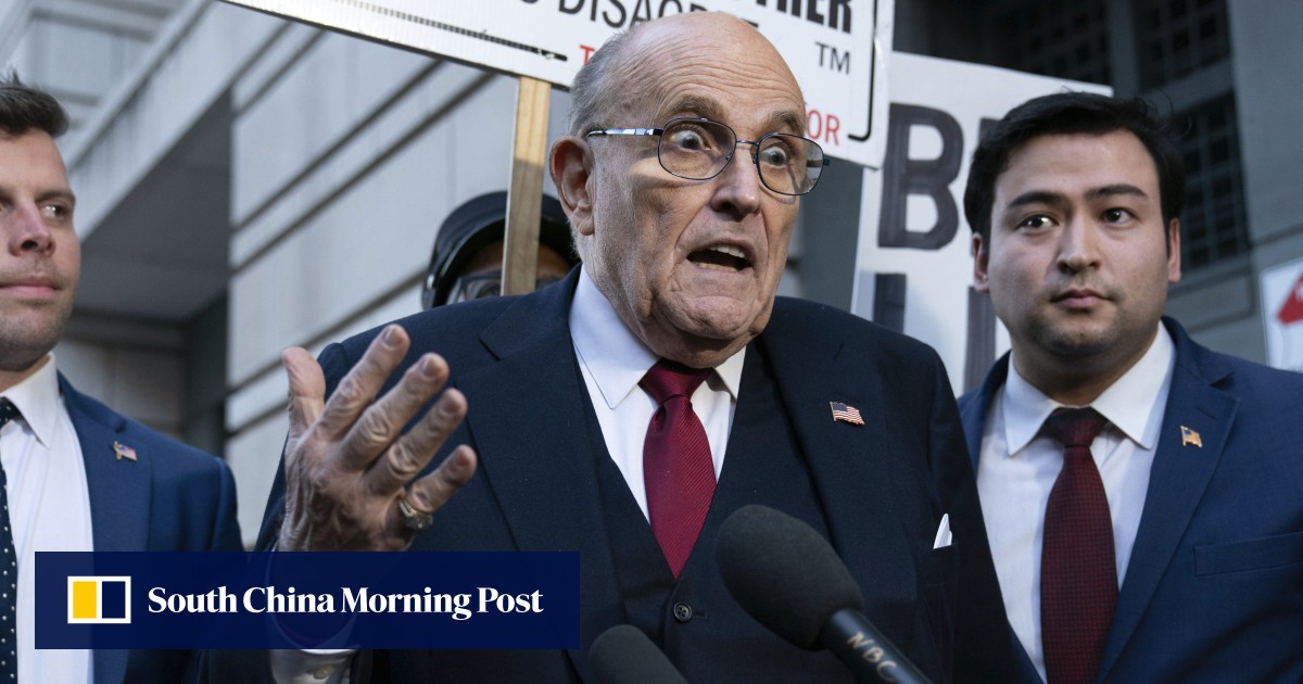 Ex-Trump lawyer Rudy Giuliani must pay US8 million for defaming poll workers