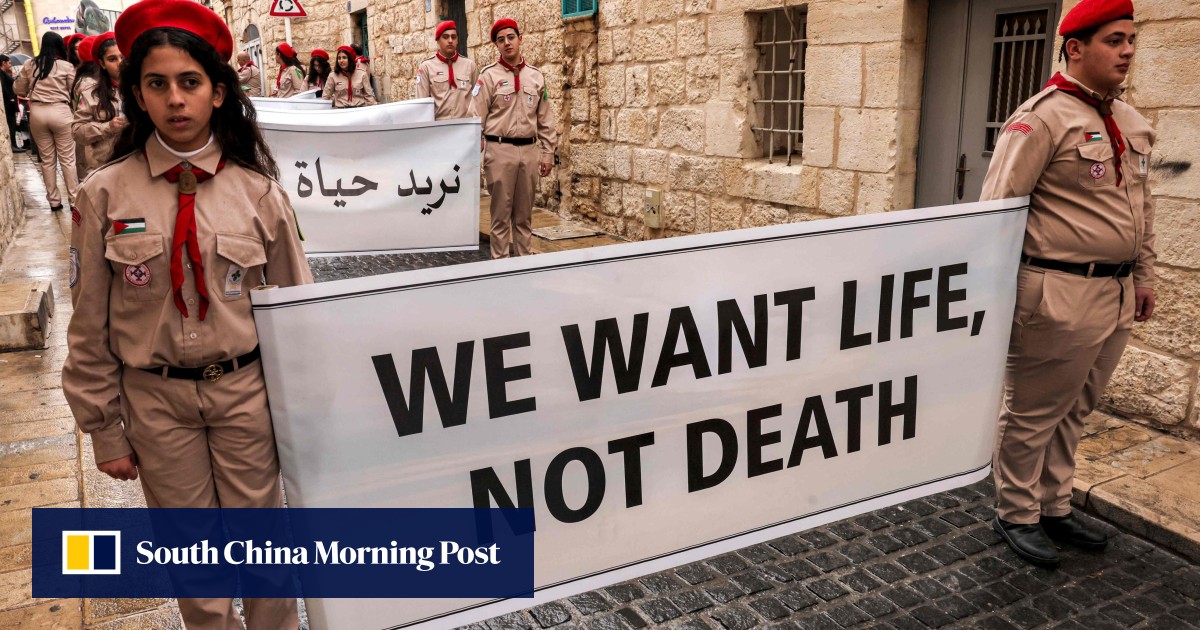 Palestinians feel ‘no joy’ as Israel bombs Gaza on Christmas, as they ‘pray for war to be over soon’