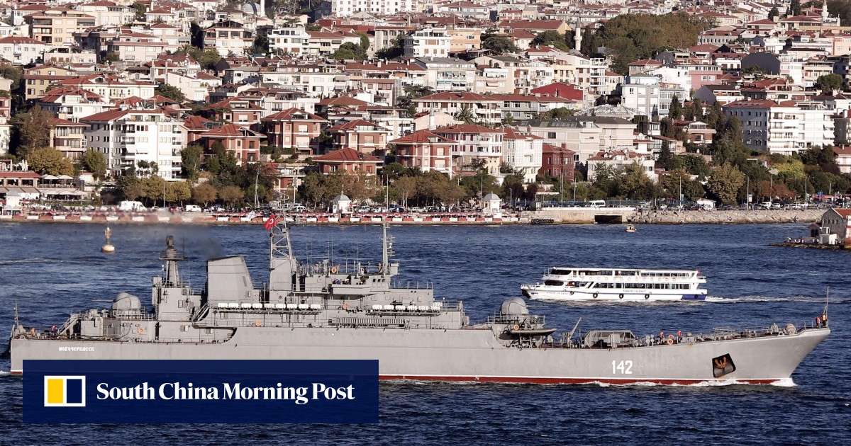 Ukraine war: Russia says Kyiv missile strike damaged warship at Crimean port