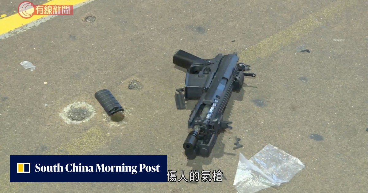 Man arrested after Hong Kong truck driver shot in head and face with airguns