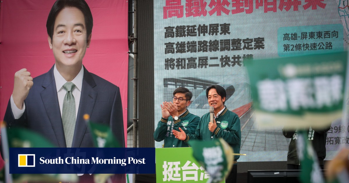 Taiwan elections: mainland China accuses Democratic Progressive Party of ‘hyping’ up military threat to win votes