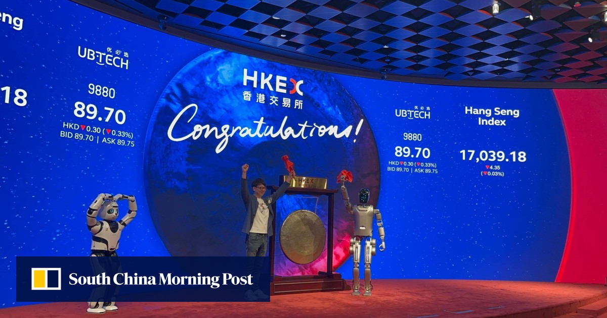 UBTech, maker of Stormtrooper robots, gains in Hong Kong trading debut after pricing final IPO of 2023 at lower end of range