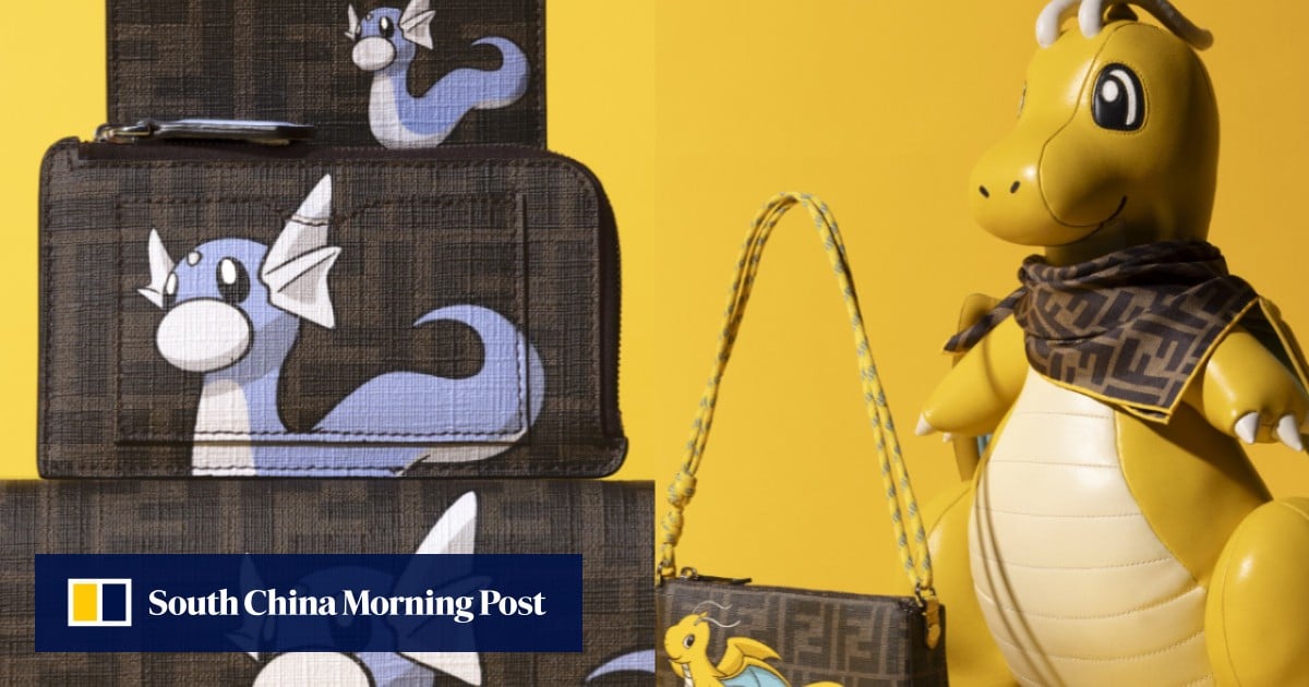 Fendi s Chinese New Year collection for the Year of the Dragon 2024 the Fendi x FRGMT x Pokemon collaboration features beloved dragon characters Dratini Dragonair and Dragonite South China Morning Pos...