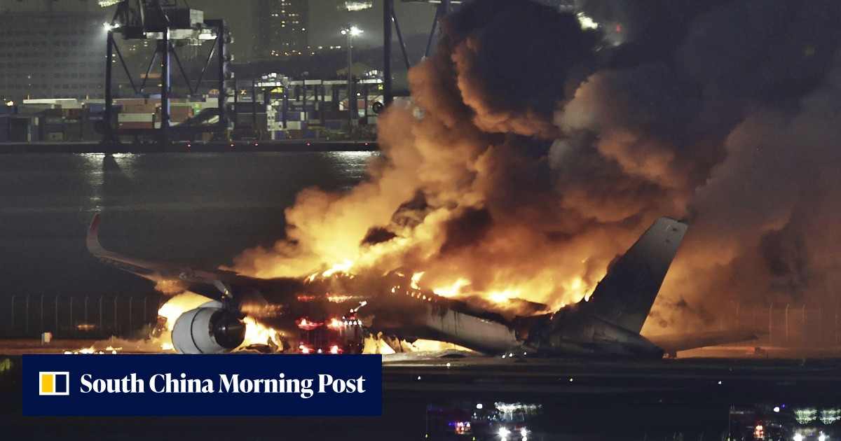 Japan Airlines pilots initially did not know plane was burning: report