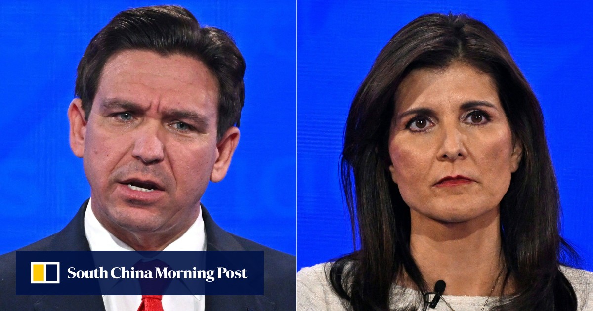 Nikki Haley and Ron DeSantis turn fire on Donald Trump in Republican 2024 race