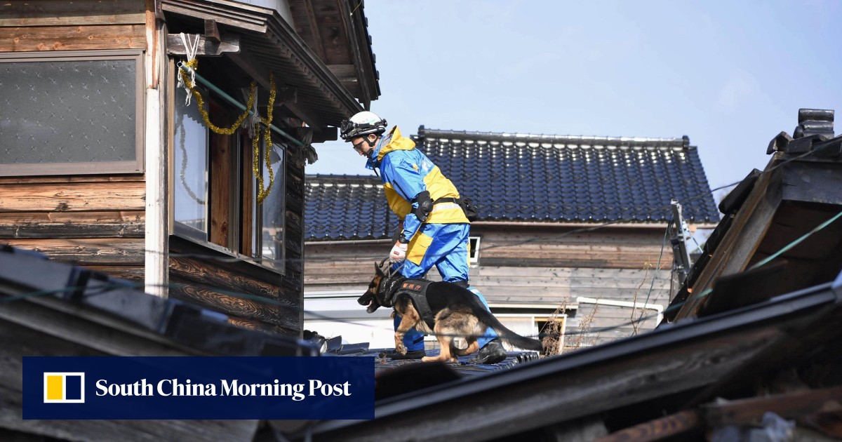 Japan earthquake: woman in her 90s rescued from collapsed house 5 days after deadly tremor