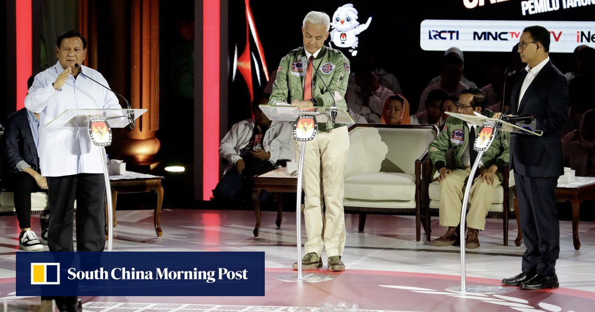 Indonesia election 2024: Anies, Ganjar attack Prabowo over defence, China policies in third presidential debate