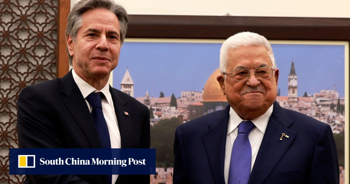 Blinken tells Abbas US backs ‘tangible steps’ for Palestinian state as Israel keeps bombing Gaza