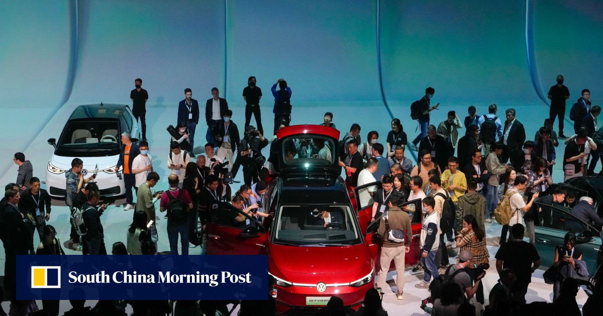 VW and GM lose ground to Chinese EV makers as petrol-heavy line-ups ...