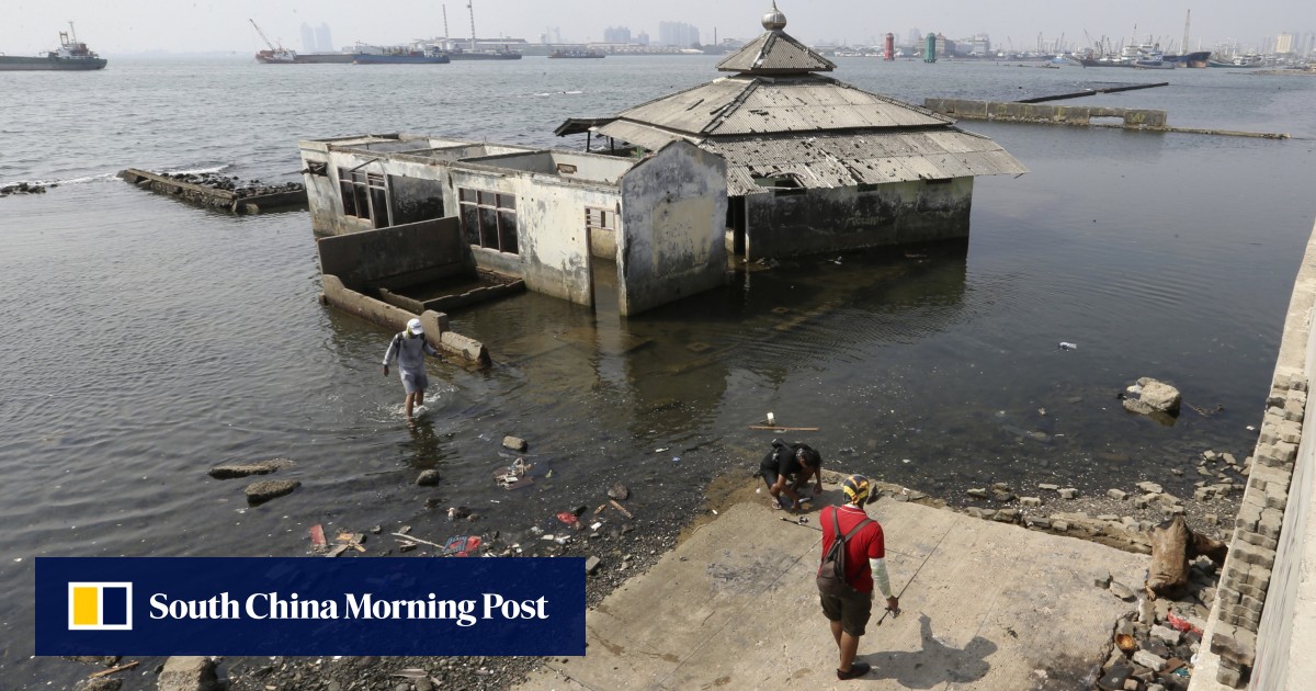 Indonesia revives US.5 billion 40-year plan to build sea wall to keep sinking Jakarta afloat