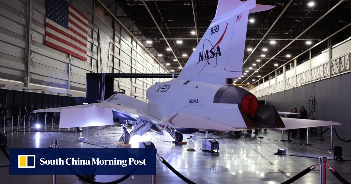 Nasa unveils X59 supersonic aircraft that can fly faster than the