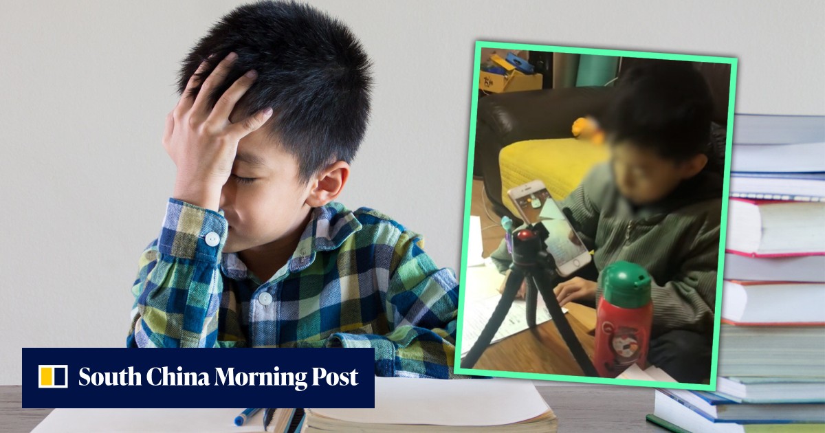 Watched by strangers: China mother live-streams son, 9, doing homework ...