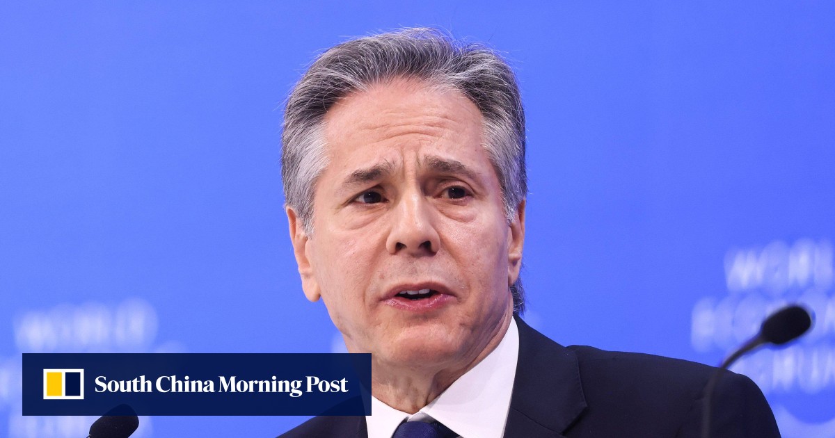 At Davos, Blinken calls pathway to Palestinian state a necessity for Israeli security amid Gaza war