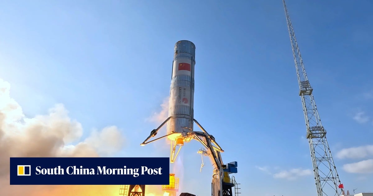 Zq3 China’s LandSpace tests prototype of Zhuque-3 reusable stainless steel ...