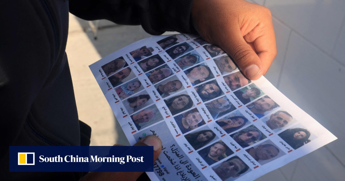 Israel drops leaflets in Gaza asking Palestinians for help finding hostages