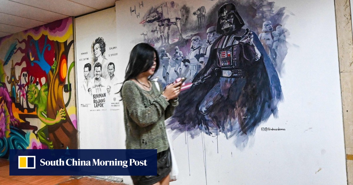 In Singapore, where graffiti is banned, the abandoned Peace Centre mall has become an unlikely art haven