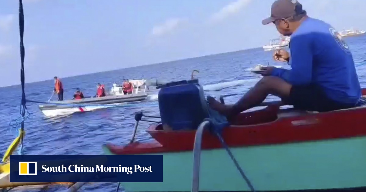 South China Sea: Filipino fisherman tells Chinese ship ‘go away’ from disputed shoal, `this is not your territory’
