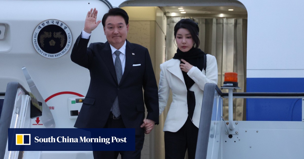 South Korea’s Yoon faces pressure to apologise over wife’s Dior bag scandal as polls loom