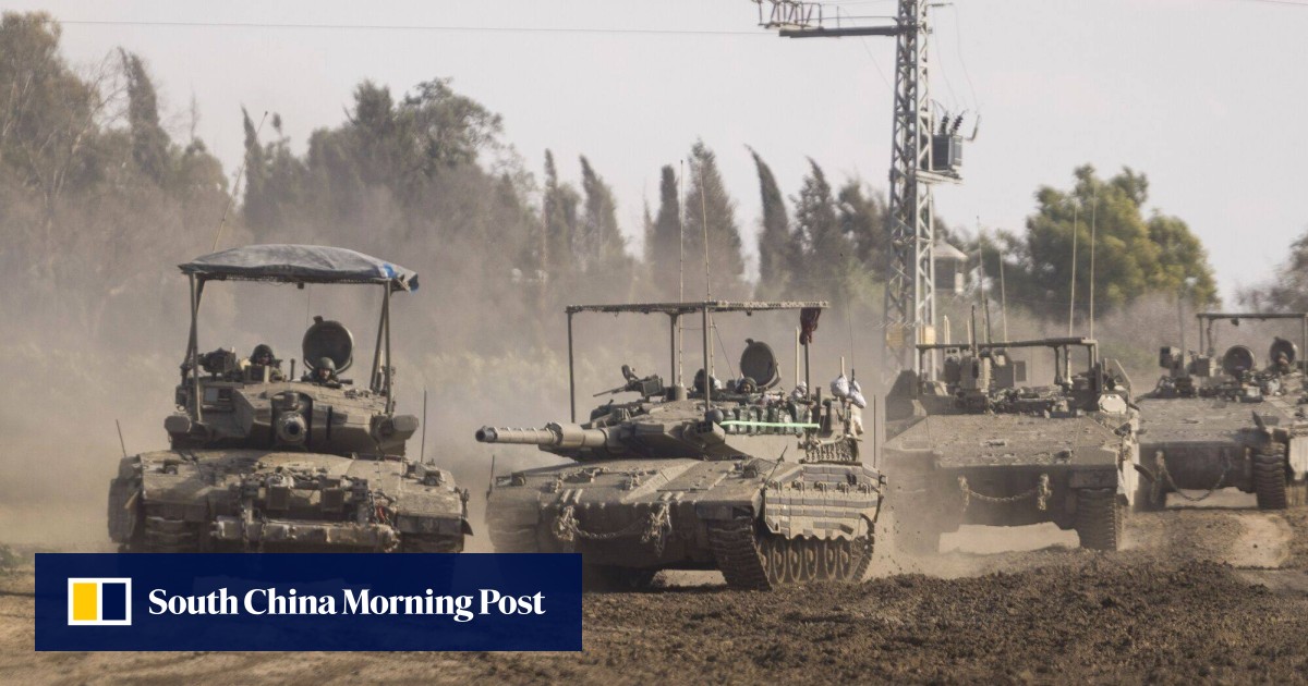 Israeli tanks batter hospitals in Gaza’s Khan Younis, displaced set to flee