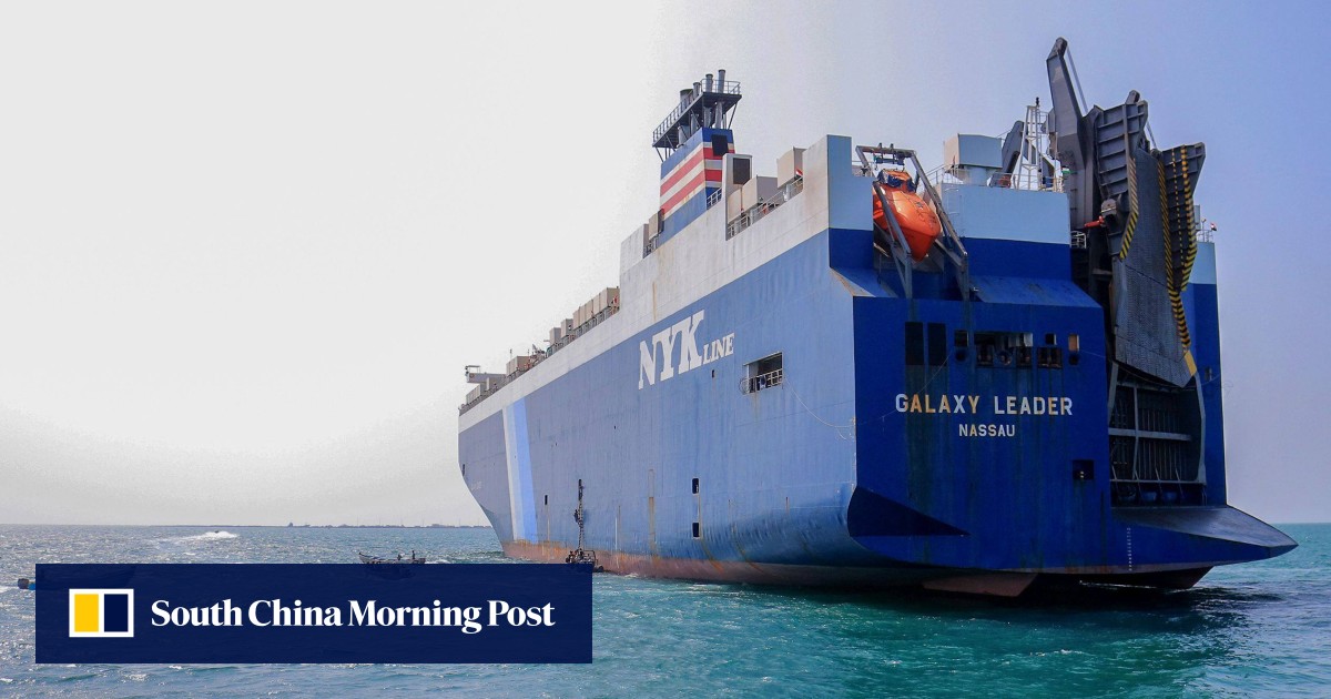Galaxy Leader cargo ship seized by Yemen’s Houthis now a ‘tourist attraction’