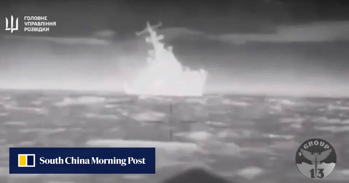 Ukraine claims its sea drones sank Russian warship in Black Sea. Moscow says US-made Patriot missiles downed its plane