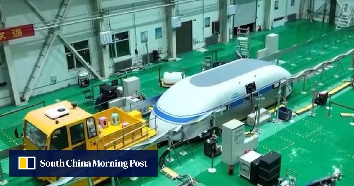 China on track for ultra-high speed trains with hyperloop test ‘setting ...