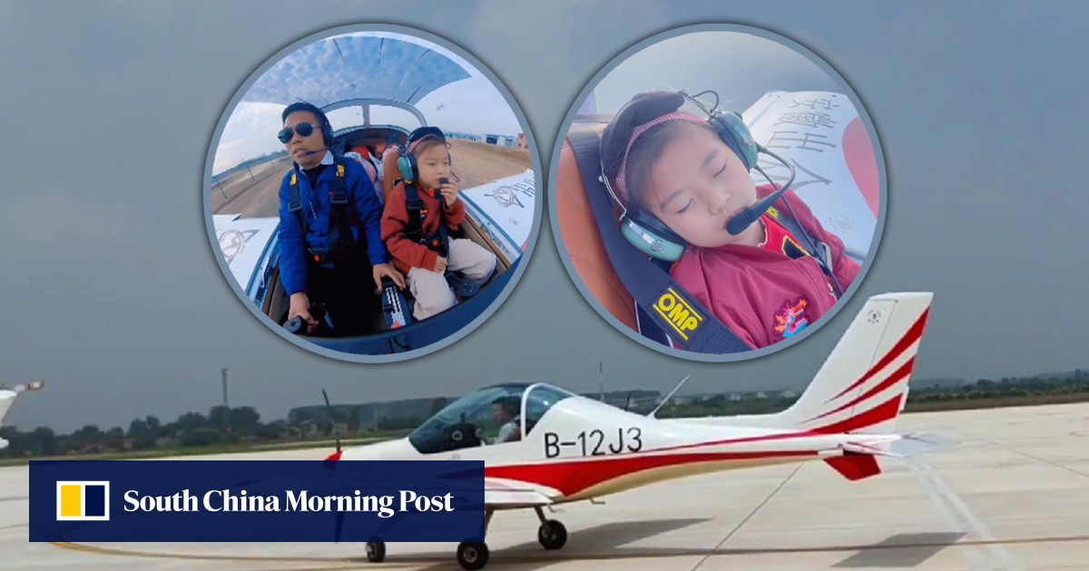 China father flies little girl, 7, in twoseater plane to rural