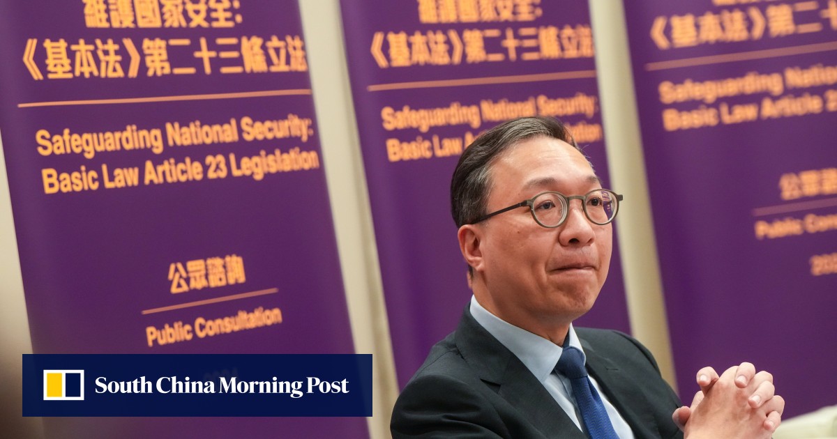New Hong Kong national security law ‘defensive rather than offensive’, says justice chief, stressing sedition amendments won’t harm free speech