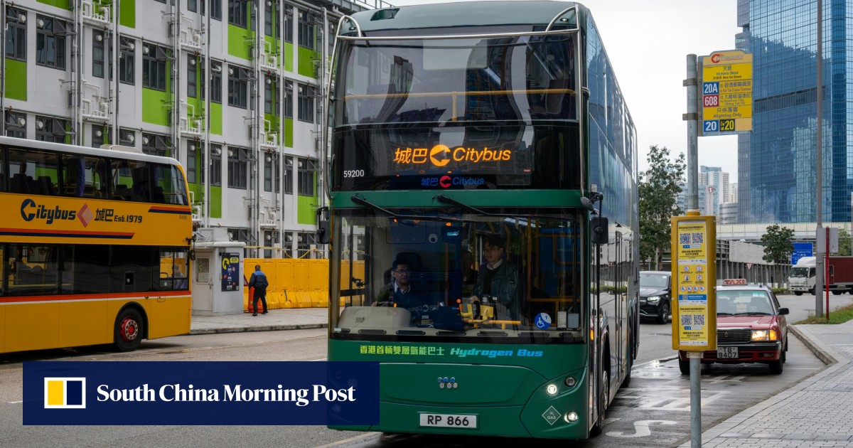 Hong Kong’s first hydrogen-powered double-decker bus to hit the road in ...