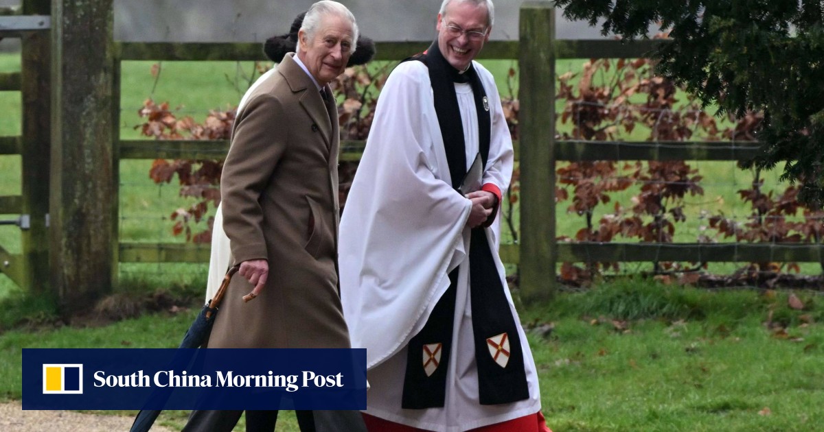 King Charles attends church in first public appearance since revealing he has cancer