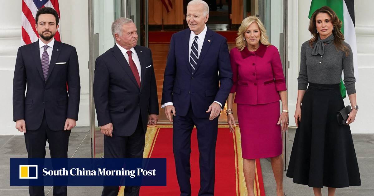Biden meets Jordan’s King Abdullah, a Middle East ally who wants Gaza ceasefire