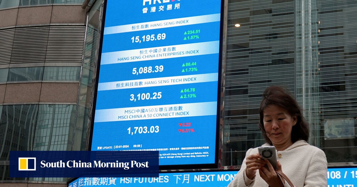 Hong Kong stocks rebound as funds bet on China stepping up support, intervention to rebuild market confidence