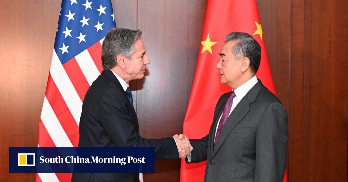 China’s Wang Yi voices concerns to US over Taiwan, trade and anti-Chinese ‘harassment’ in talks with Antony Blinken