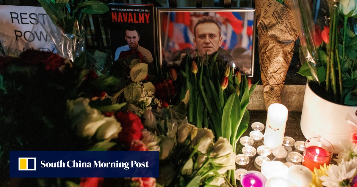 Tributes held for ‘hero’ Navalny across Europe, US, as supporters denounce Russia, blame Putin for his death