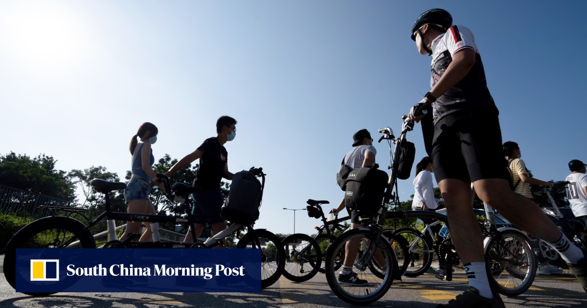 Hong Kong man dies, woman injured in 2 separate cycling accidents, prompting safety warning on travelling downhill