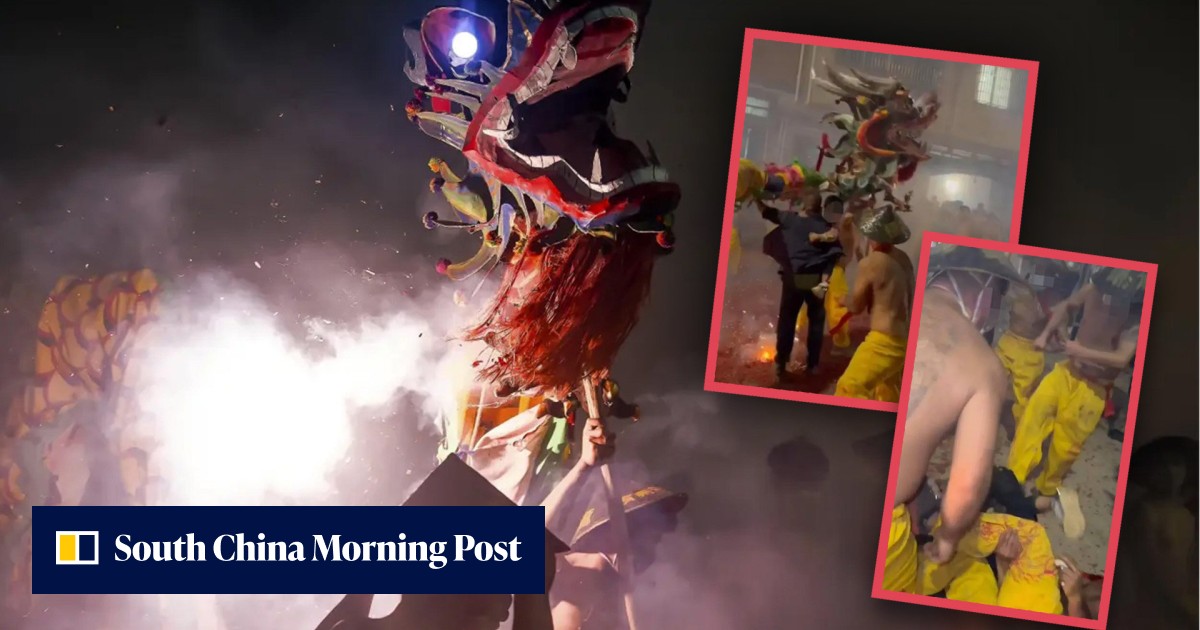 Man in China violently assaulted over cultural taboos after he helped child pull beard of dragon during traditional festival procession - Vimarsana News