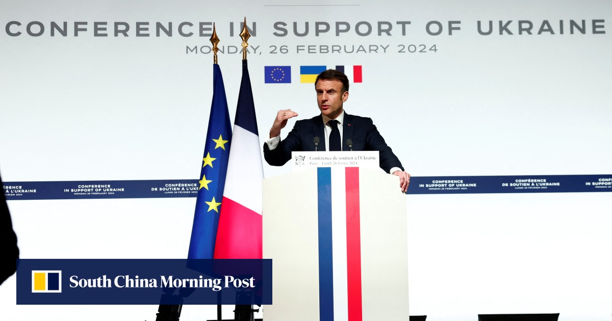 Russia ‘must not win’: Macron urges European leaders to boost Ukraine support