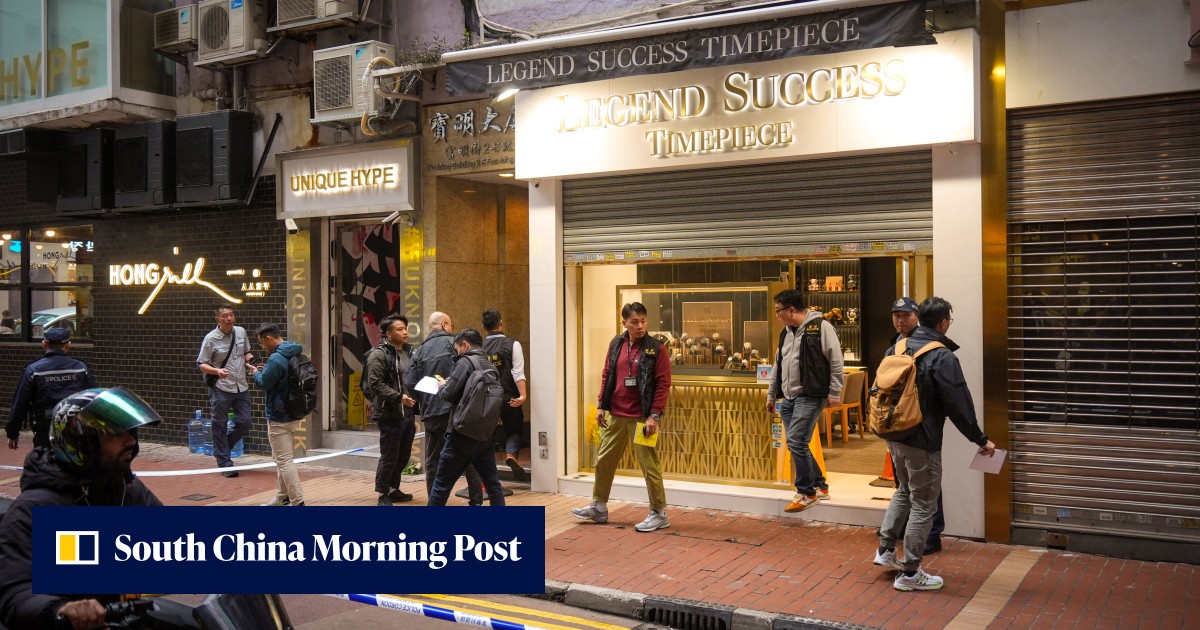 Hong Kong police hunt gang behind HK$8 million watch heist in bustling ...