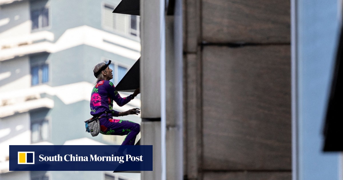 South China Sea: French ‘Spider-Man’ scales Manila skyscraper to support Philippines’ claims in waters disputed by China