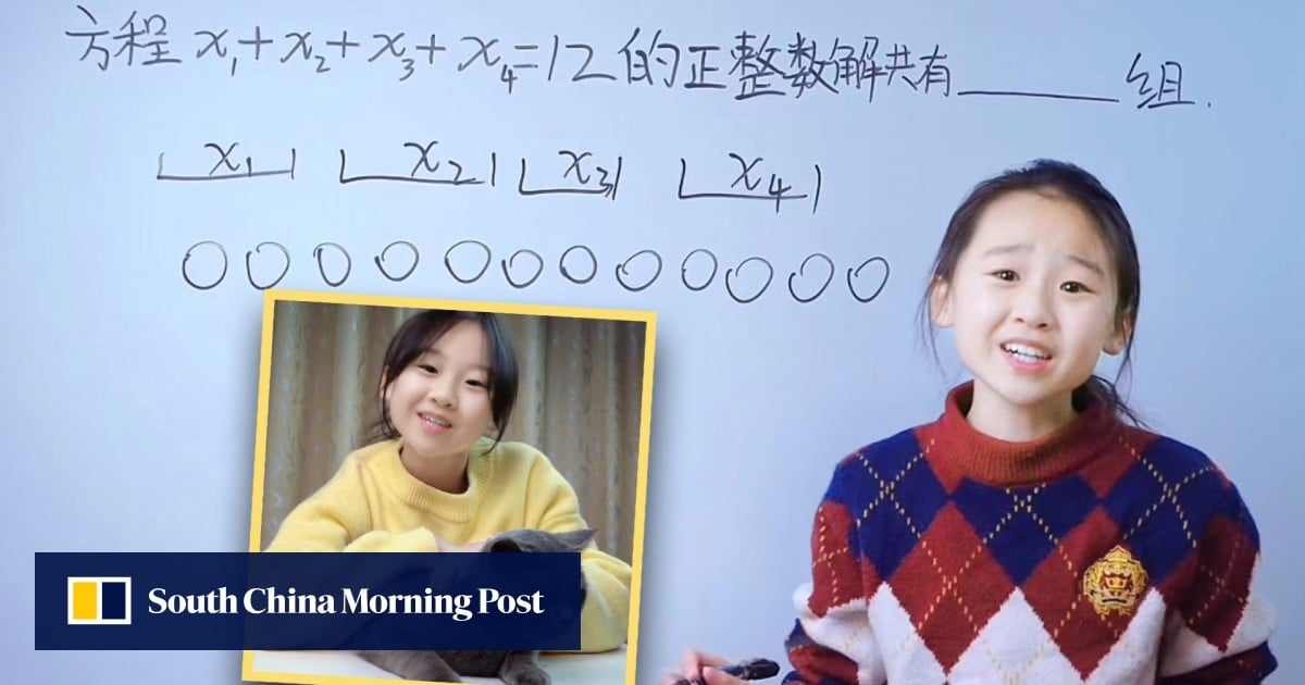 Talented China girl, 12, teaches college-level maths online, attracts 2 ...