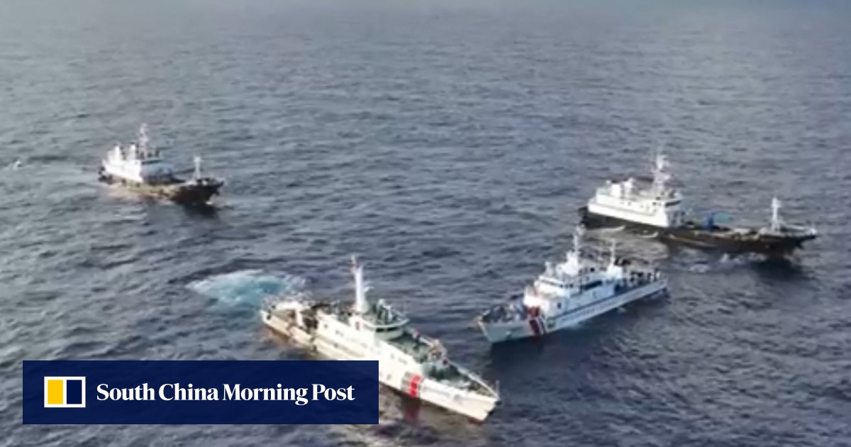 South China Sea: Philippines accuses Beijing of damaging supply vessel with water cannon