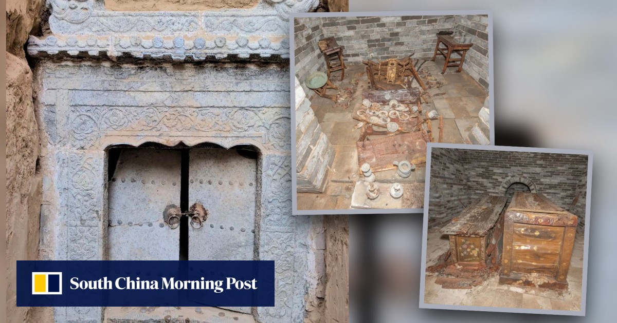 Elegantly preserved Ming dynasty tomb offers insight into power exerted by high-ranking Chinese eunuch from nearly 700 years ago
