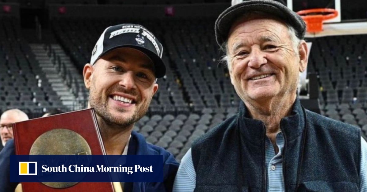 Who is Bill Murray's basketball coach Luke Murray's son?  The Ghostbusters actor came out to support his second eldest at a Connecticut Huskies game and is very proud of the 38-year-old.