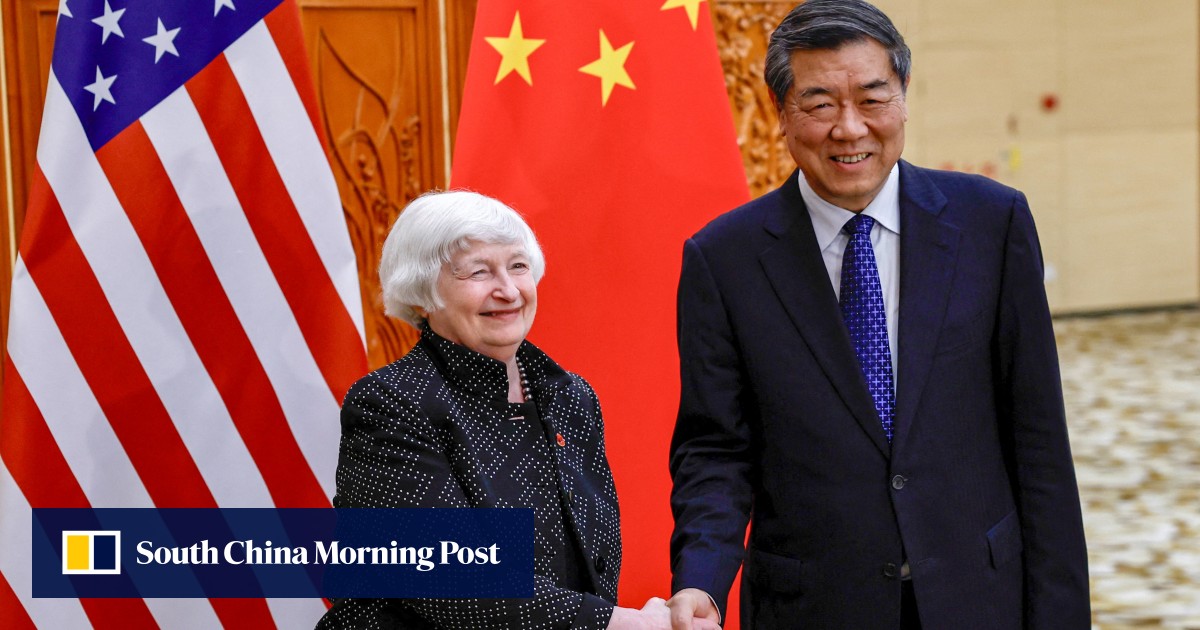 ‘Crucial’ for US, China to work together, Treasury chief Yellen tells Vice-Premier He Lifeng
