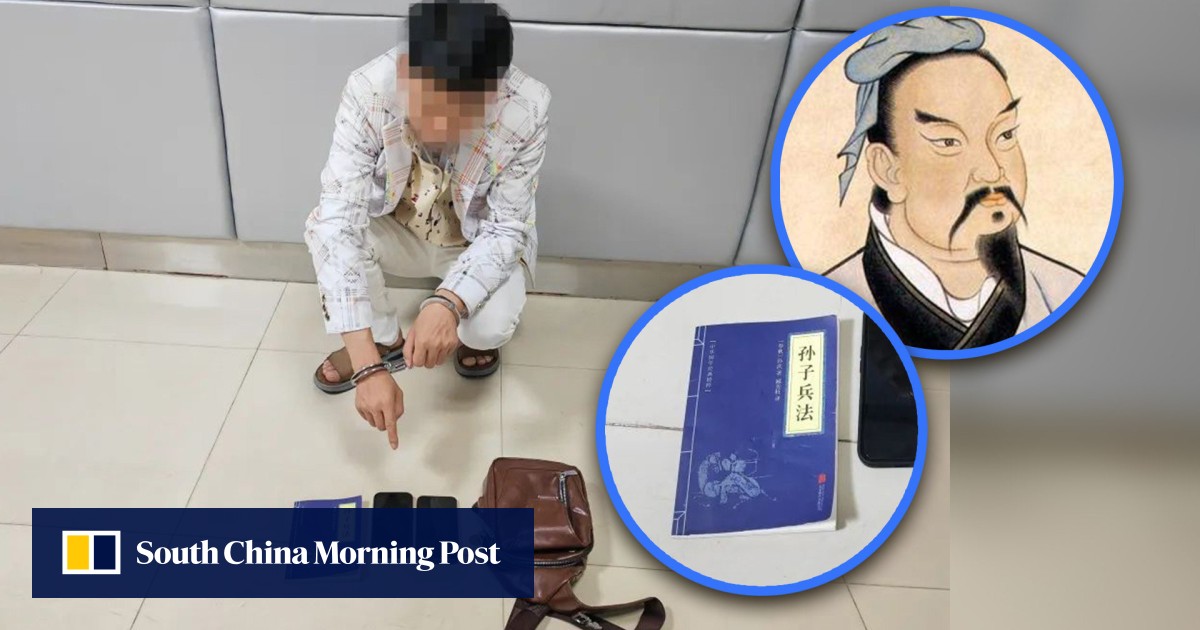 China man, fearing forced labour, carries Sun Tzu’s Art of War for survival tips while seeking work in Southeast Asia