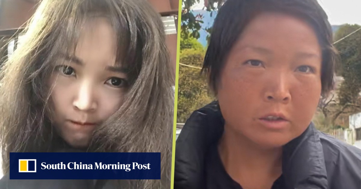 China social media stunned by weather-beaten woman, 28, who looks decades older after long hikes but has ‘no appearance anxiety’
