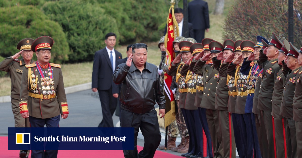 North Korea’s Kim Jong-un vows to deal ‘deathblow to enemy’ in event of war