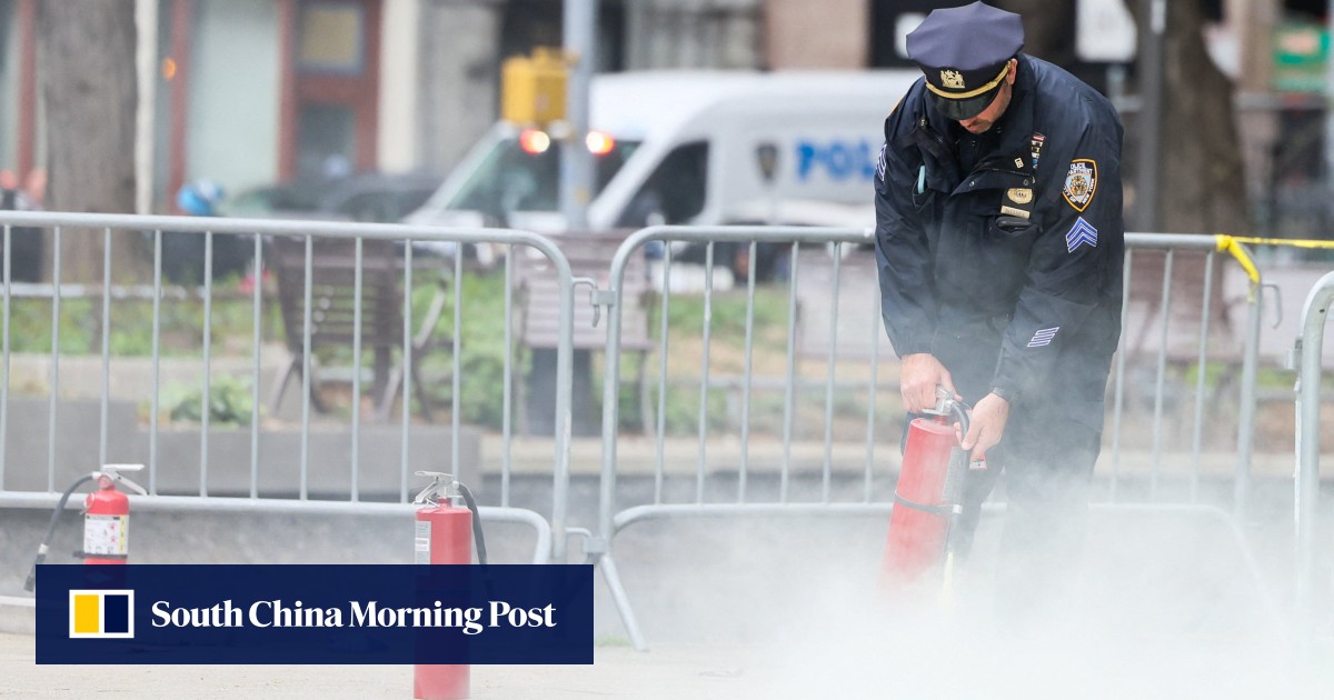 Man self-immolates outside Donald Trump hush money trial as jury selected